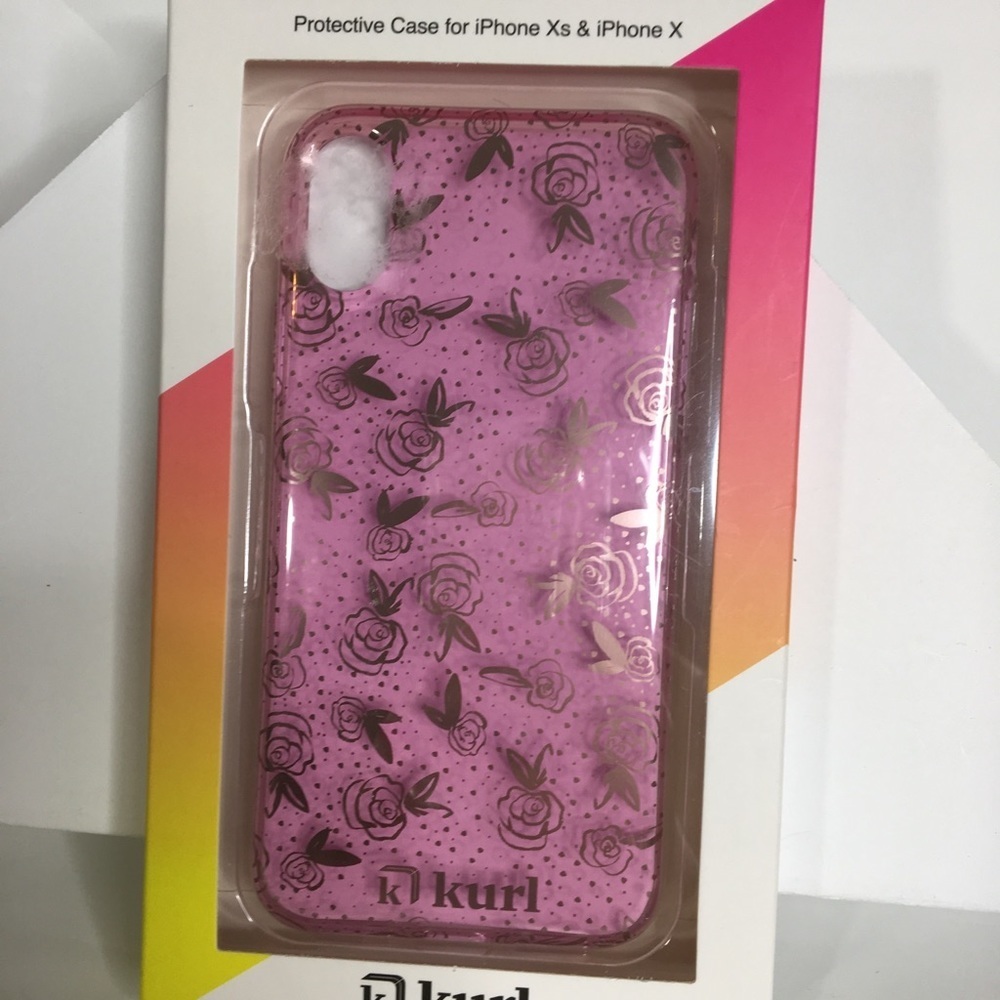 Rose Gold iPhone XS phone case